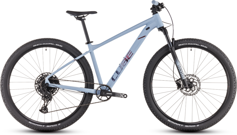 6bcef944e5c321df439c2a3a953e7593a5d13e27_2450f1d75f268884 Cube Attention SLX 2025 pigeonblue´n´rubyred – MTB hardtail
