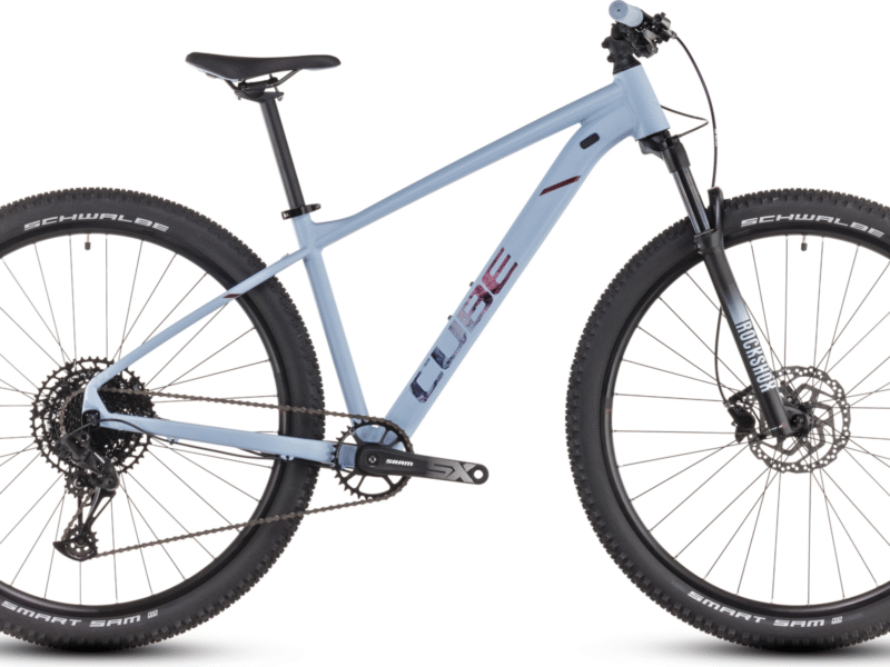 Cube Attention SLX 2025 pigeonblue´n´rubyred – MTB hardtail