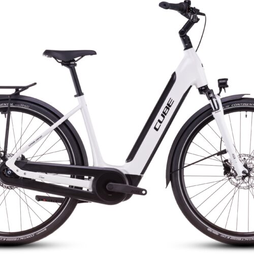 Cube Supreme Hybrid Comfort ONE 500 Easy Entry metallicwhite´n´black (2025)
