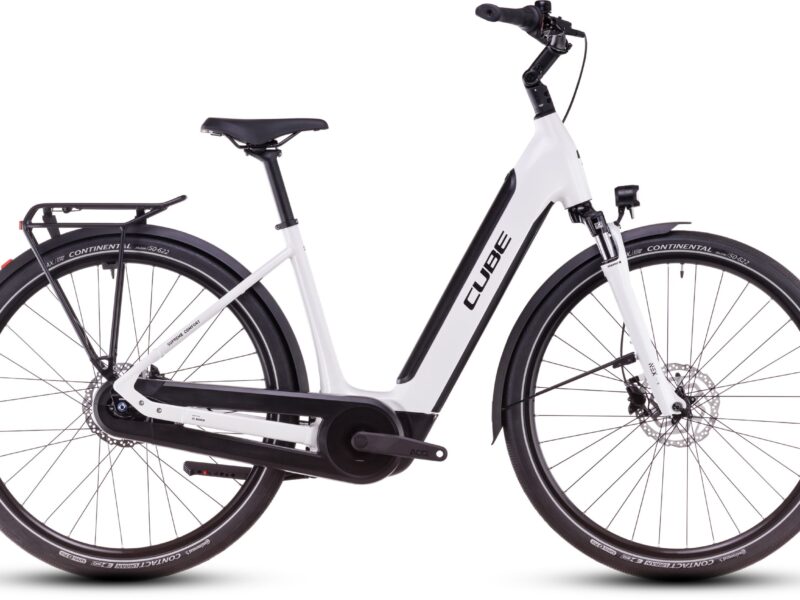 Cube Supreme Hybrid Comfort ONE 500 Easy Entry metallicwhite´n´black (2025)