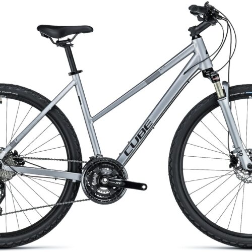 Cube Nature EXC Trapez 2024 polarsilver´n´black – rower trekkingowy