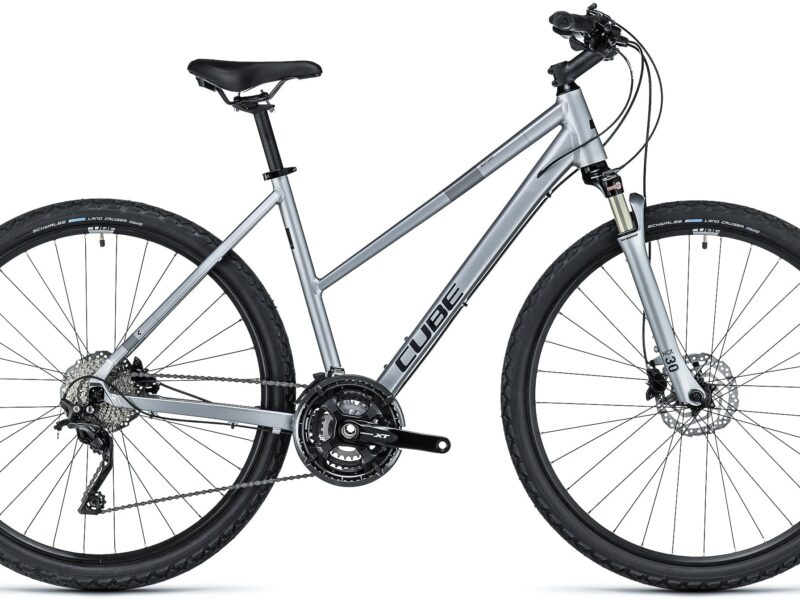 Cube Nature EXC Trapez 2024 polarsilver´n´black – rower trekkingowy