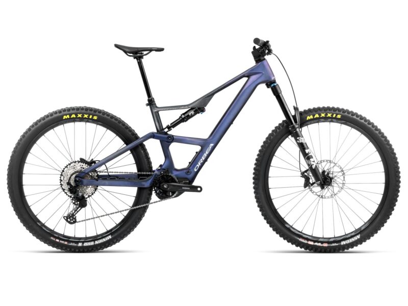 Orbea RISE LT M20 420W Tanzanite Carbon View - Carbon Raw (2025)
